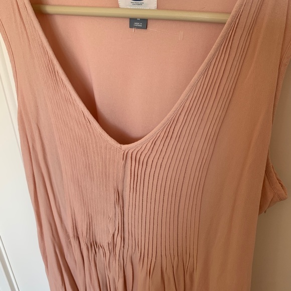 Pale Pink Long Tank Top - Picture 3 of 6